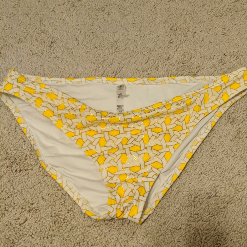 Victoria's Secret gold and yellow bikini bottoms